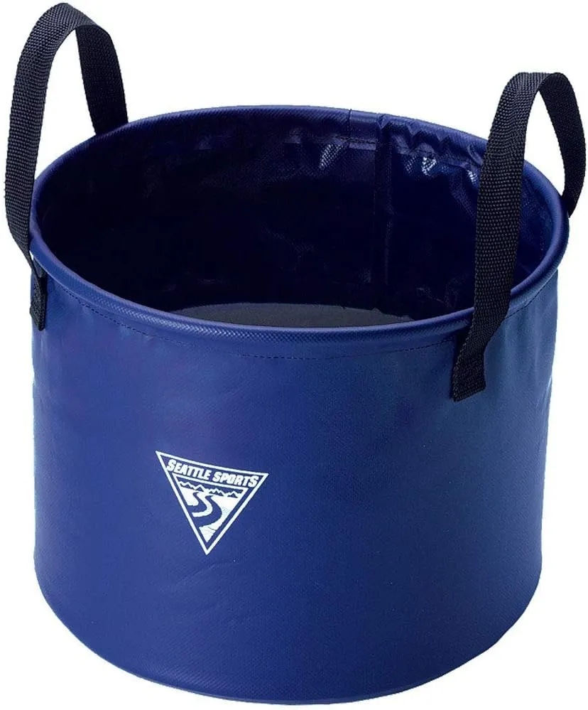 Seattle Sports Outfitter Class Collapsible Jumbo Camp Sink Wash Basin Bucket (Blue), One Size (032802)