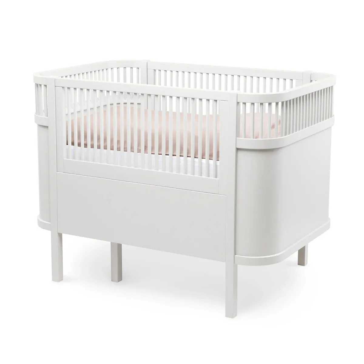 Sebra  Classic White baby and junior bed