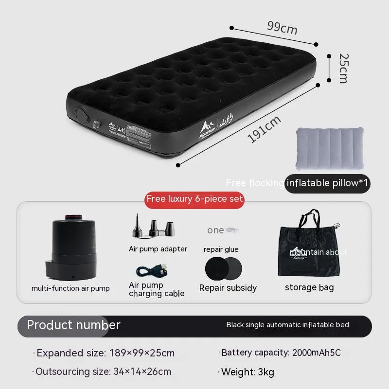 Self inflating Indoor/Outdoor inflatable Camping Mattress