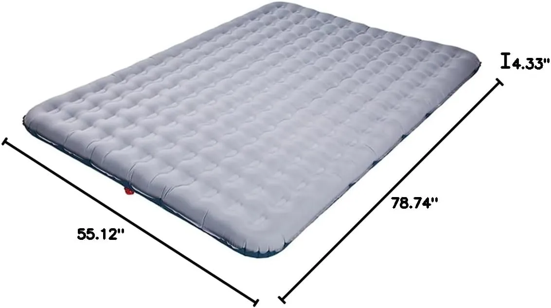 Self-Inflating Pads Double Plus Inflatable Bed 140cm Wide Outdoor Inflatable Mattress Suitable for 2-3 People Camping Picnic, Hiking, Park Entertainment and Leisure, Office