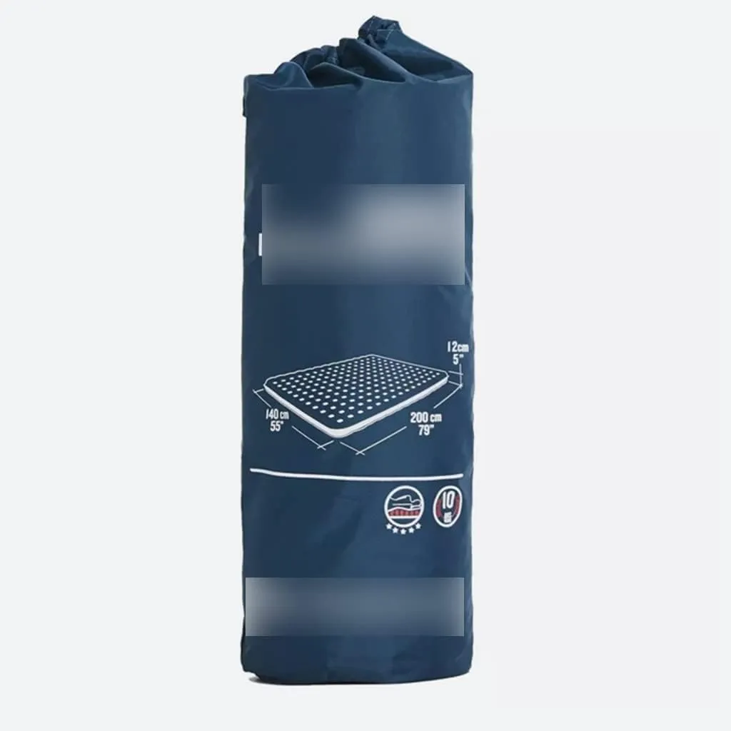 Self-Inflating Pads Double Plus Inflatable Bed 140cm Wide Outdoor Inflatable Mattress Suitable for 2-3 People Camping Picnic, Hiking, Park Entertainment and Leisure, Office