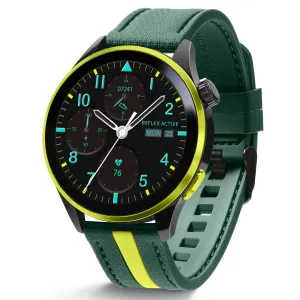 Series 54 AMOLED GPS Green and Yellow Smart Calling Watch
