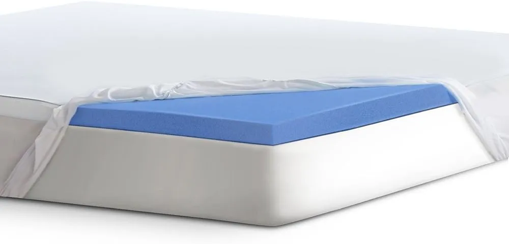 Serta 2" Lasting Dream Gel-Infused Memory Foam Mattress Topper, Full