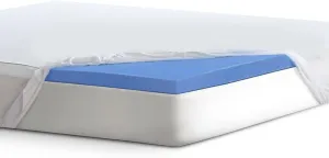 Serta 2" Lasting Dream Gel-Infused Memory Foam Mattress Topper, Full