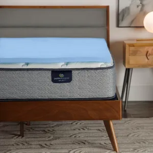 Serta Comfort Cool Memory Foam Mattress Topper, 1.5 Inch, California King