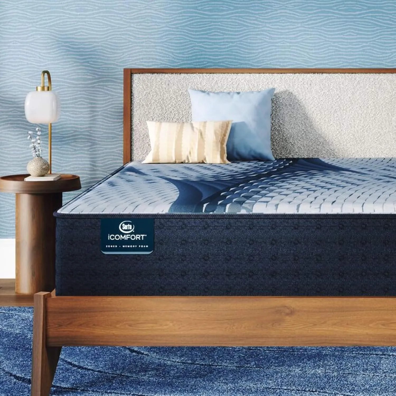 Serta iComfort - Iona 13" Medium King Memory Foam Mattress - Pressure-Relieving, Cooling, and Supportive for a Restorative Sleep - 100 Night Trial, CertiPUR-US Certified