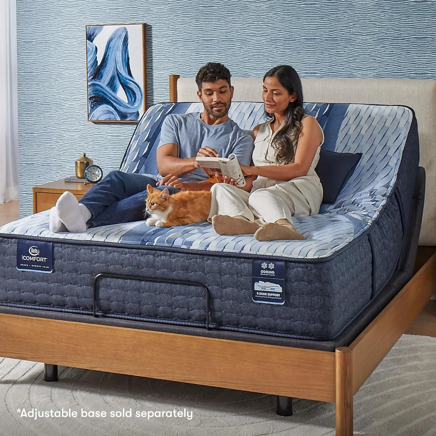 Serta iComfort - Iona 13" Medium King Memory Foam Mattress - Pressure-Relieving, Cooling, and Supportive for a Restorative Sleep - 100 Night Trial, CertiPUR-US Certified