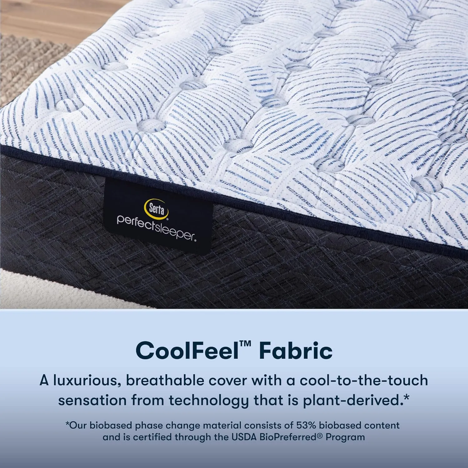 Serta Perfect Sleeper Enhanced 13.5" Full Mattress - Medium, Cooling Gel Memory Foam, Pocket Innersprings for Motion Isolation, Edge Support, CertiPUR-US Certified - Nurture Night