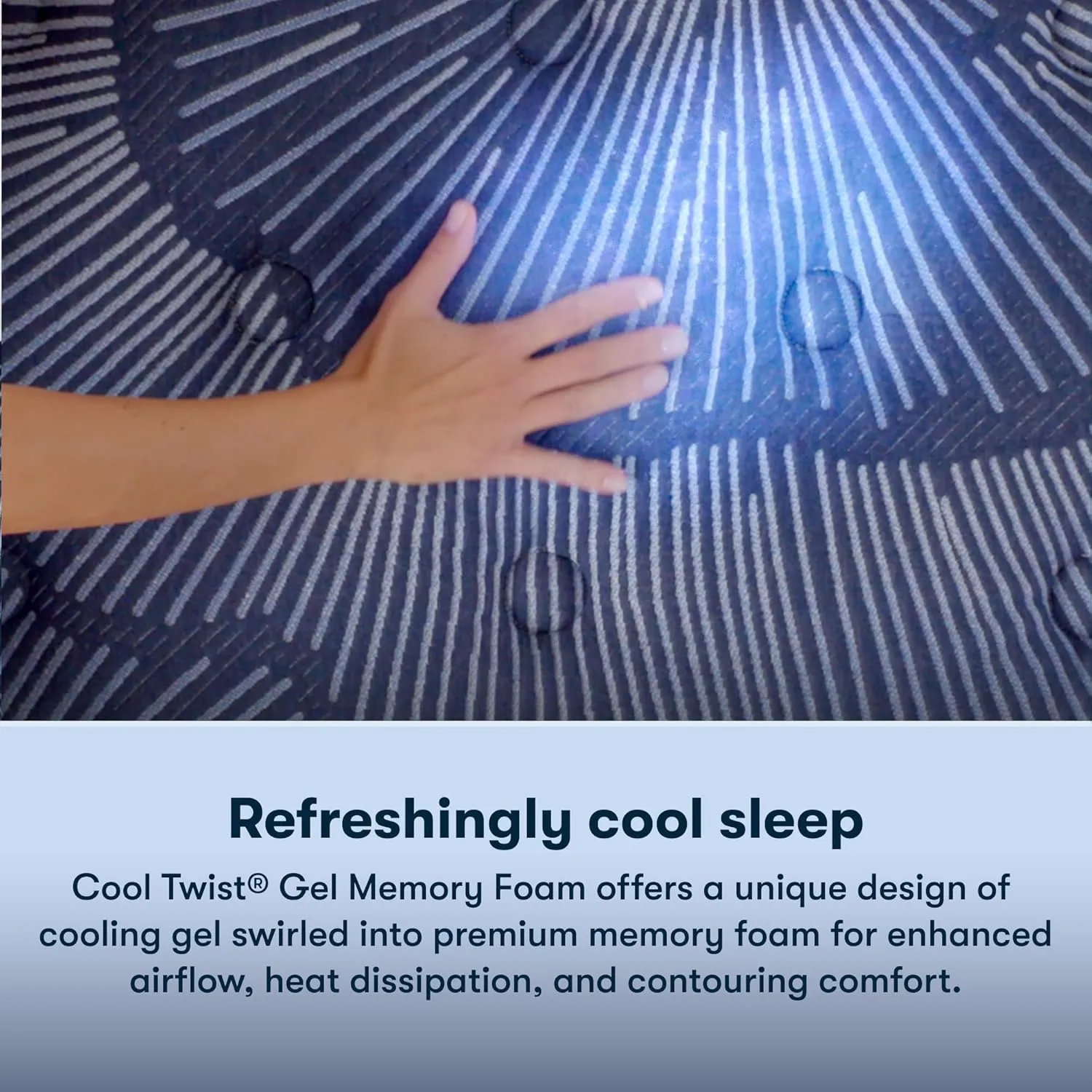 Serta Perfect Sleeper Ultimate 14.5" Queen Mattress - Medium Pillow Top, Cooling Gel Memory Foam, Pocket Innersprings for Motion Isolation, Edge Support, CertiPUR-US Certified - Oasis Sleep