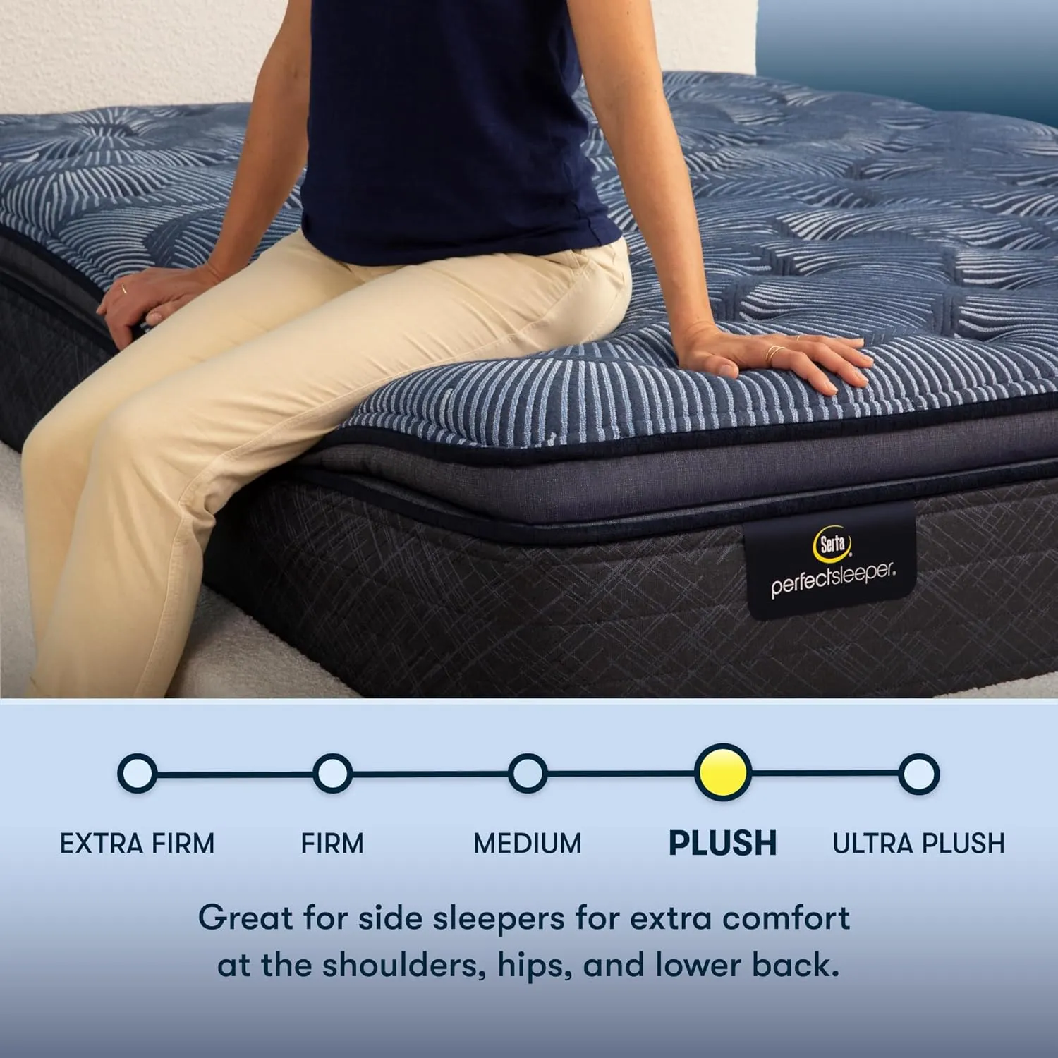 Serta Perfect Sleeper Ultimate 15" King Mattress - Plush Pillow Top, Cooling Gel Memory Foam, Pocket Innersprings for Motion Isolation, Edge Support, CertiPUR-US Certified - Oasis Sleep