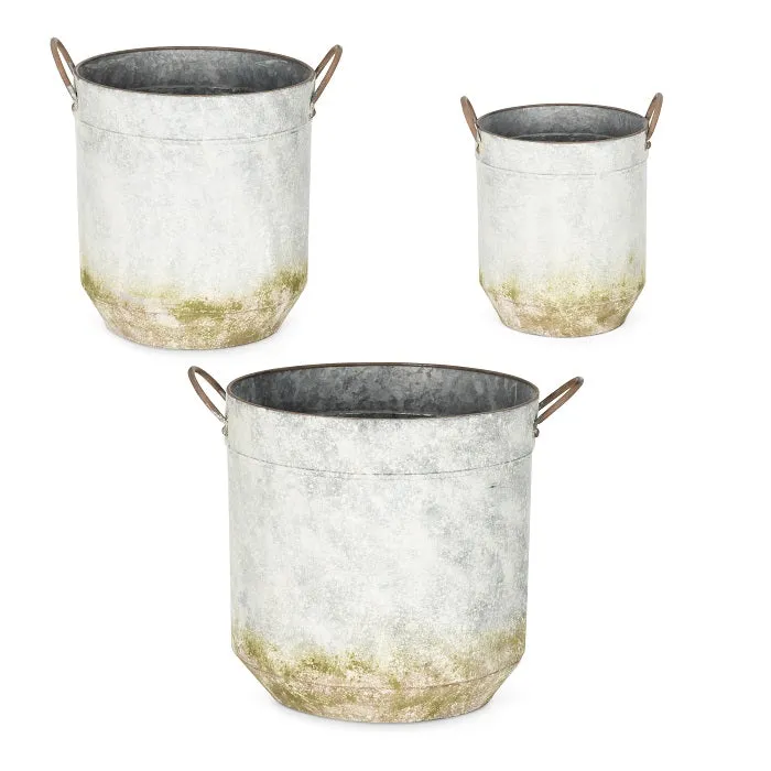 Set of 3 Nesting Milk Container Plant Pots