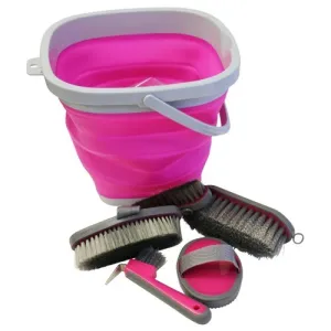 Showmaster Grooming Kit With Collapsible Bucket