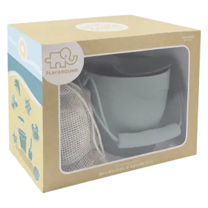 Silicone 8Pc Bucket & Spade Set - Sage