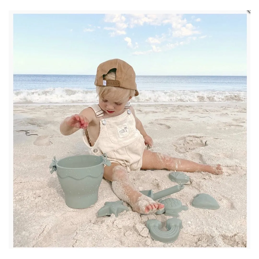 Silicone 8Pc Bucket & Spade Set - Sage