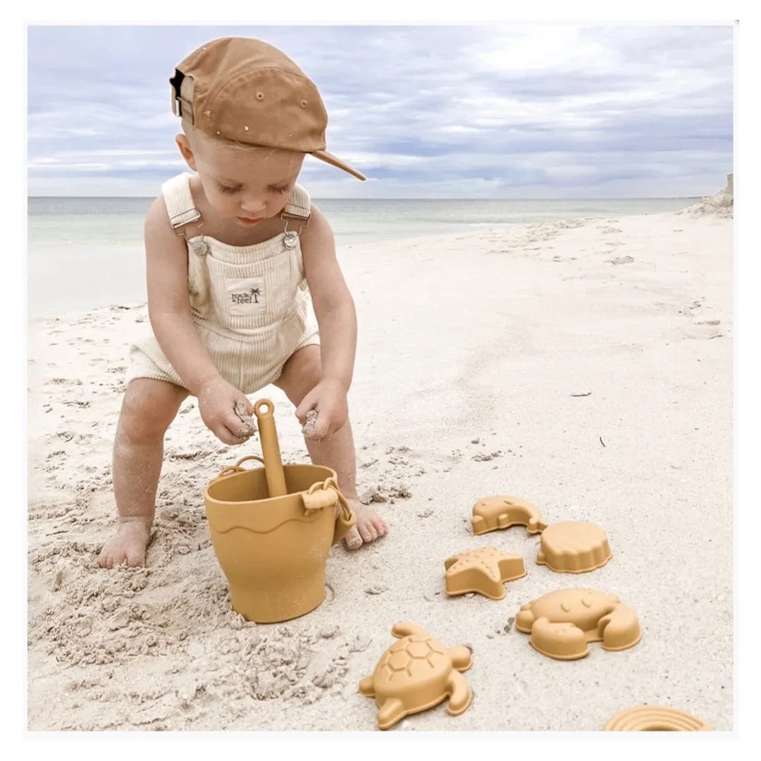 Silicone 8Pc Bucket & Spade Set - Sunshine