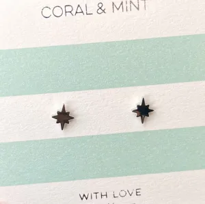 Silver Compass Studs