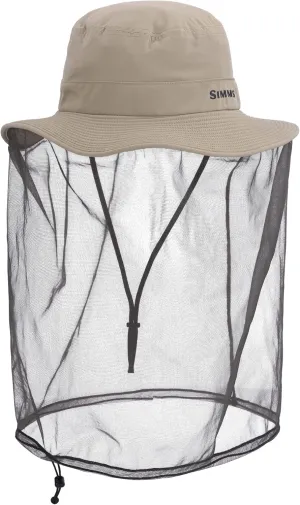 Simms Bugstopper Net Sombrero with Insect Shield, UPF 50  Sun Protection, 360 Degree Mesh Coverage, One Size