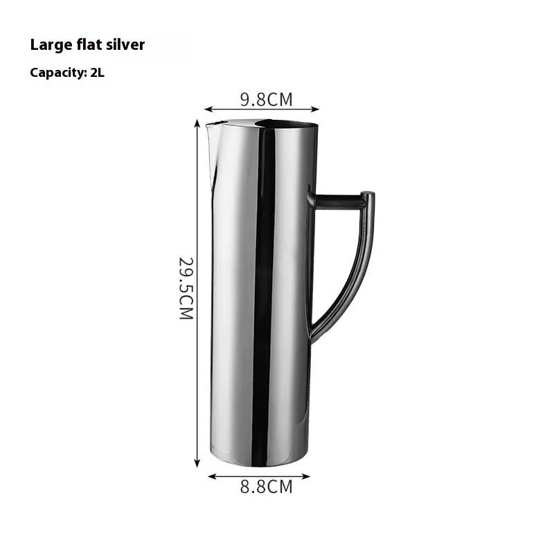 Simple Solid Color Stainless Steel Fruit Pot