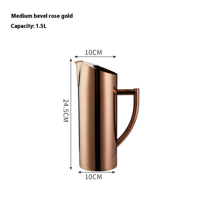 Simple Solid Color Stainless Steel Fruit Pot