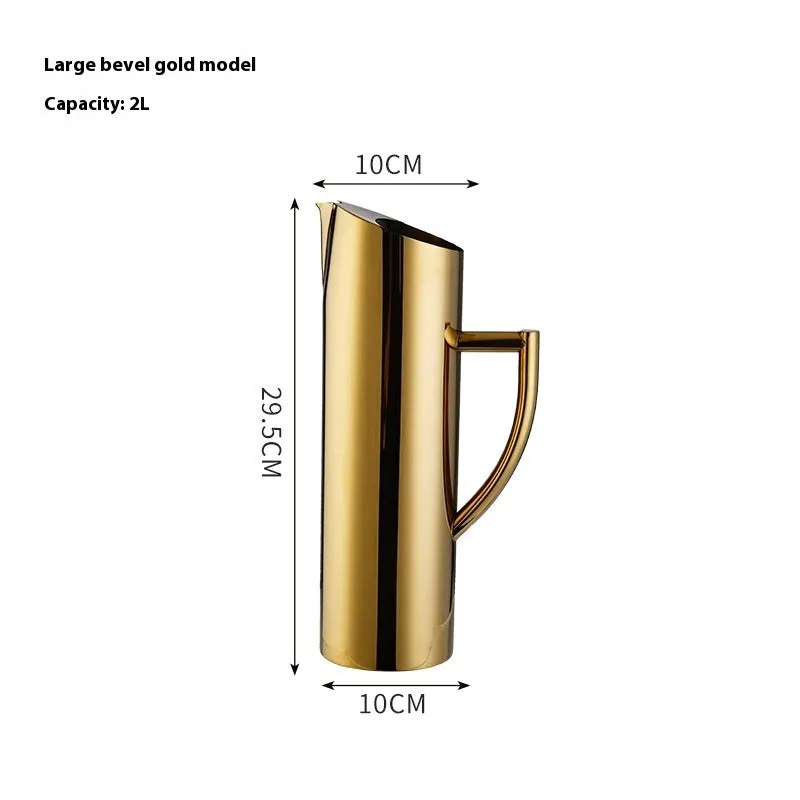Simple Solid Color Stainless Steel Fruit Pot