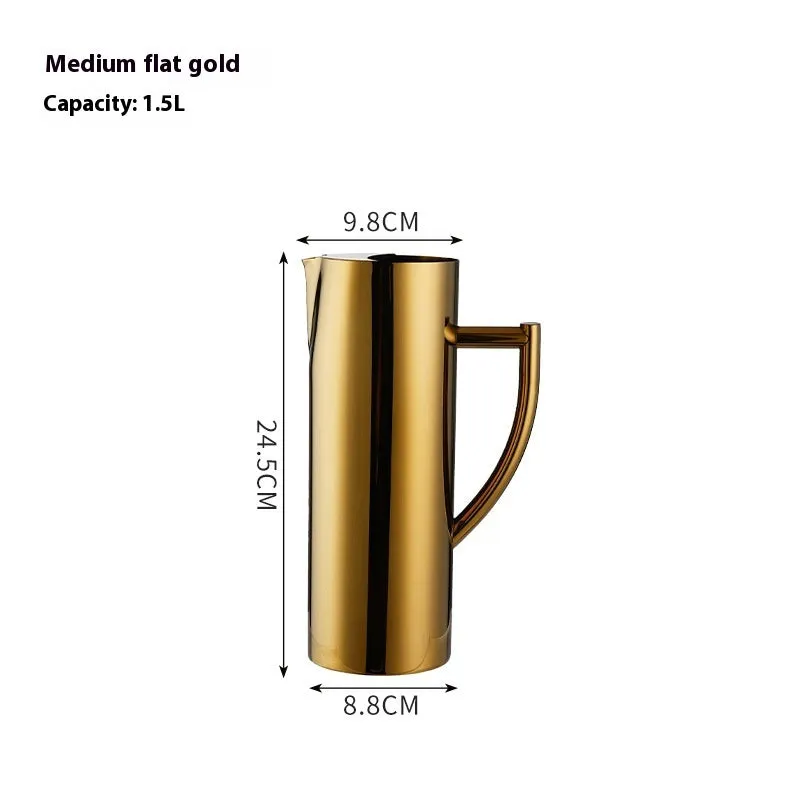 Simple Solid Color Stainless Steel Fruit Pot