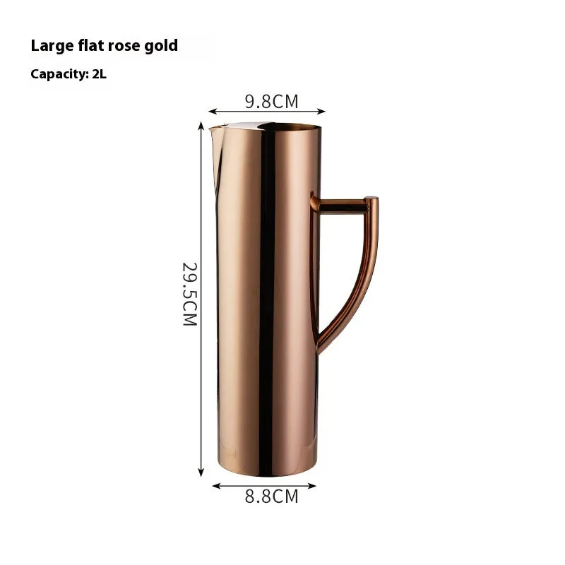 Simple Solid Color Stainless Steel Fruit Pot