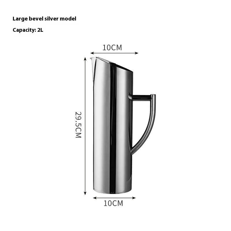 Simple Solid Color Stainless Steel Fruit Pot