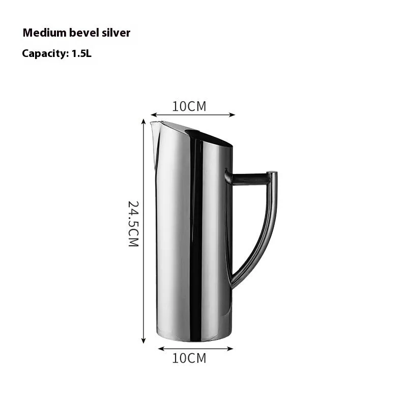 Simple Solid Color Stainless Steel Fruit Pot