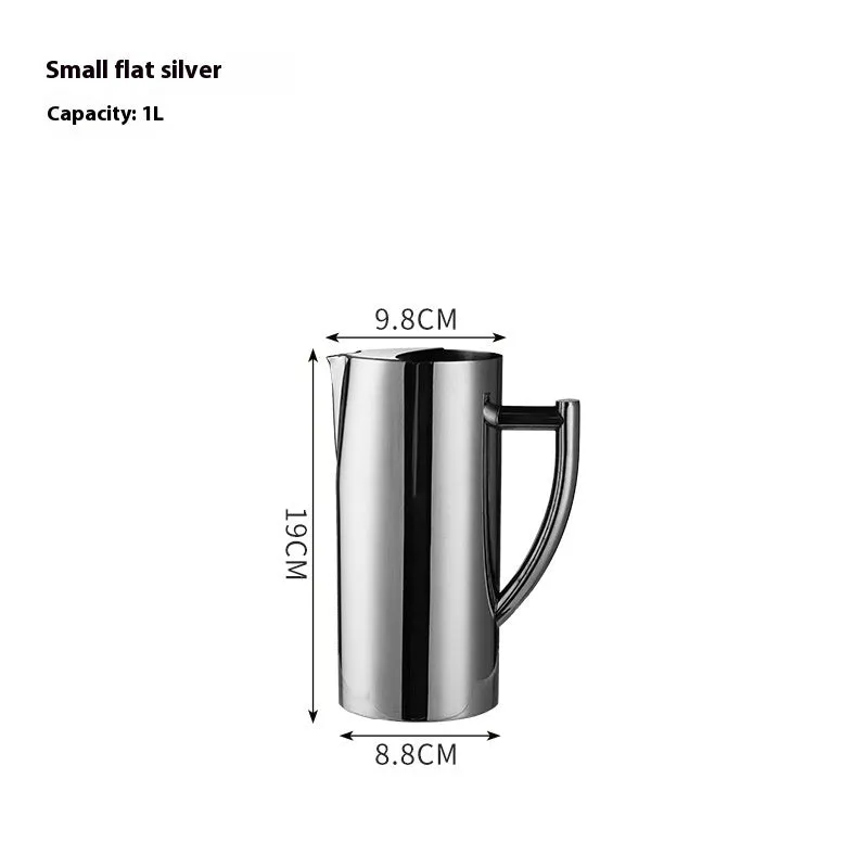Simple Solid Color Stainless Steel Fruit Pot
