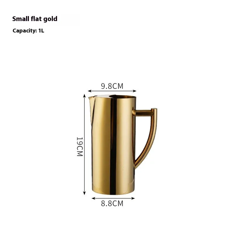 Simple Solid Color Stainless Steel Fruit Pot