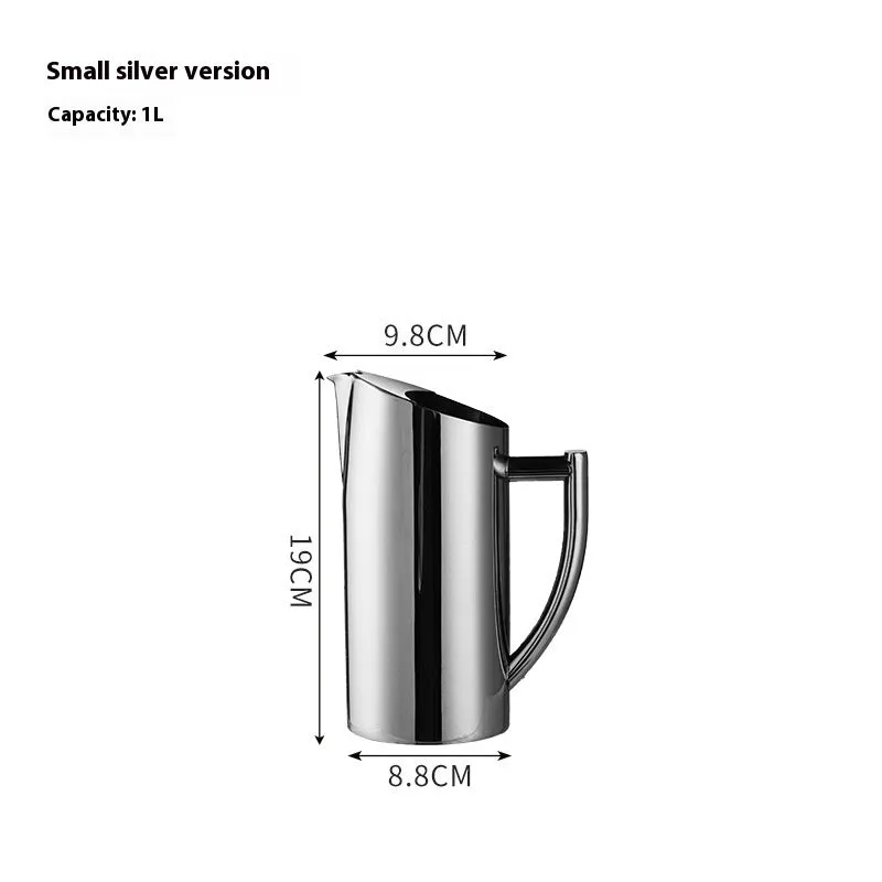 Simple Solid Color Stainless Steel Fruit Pot