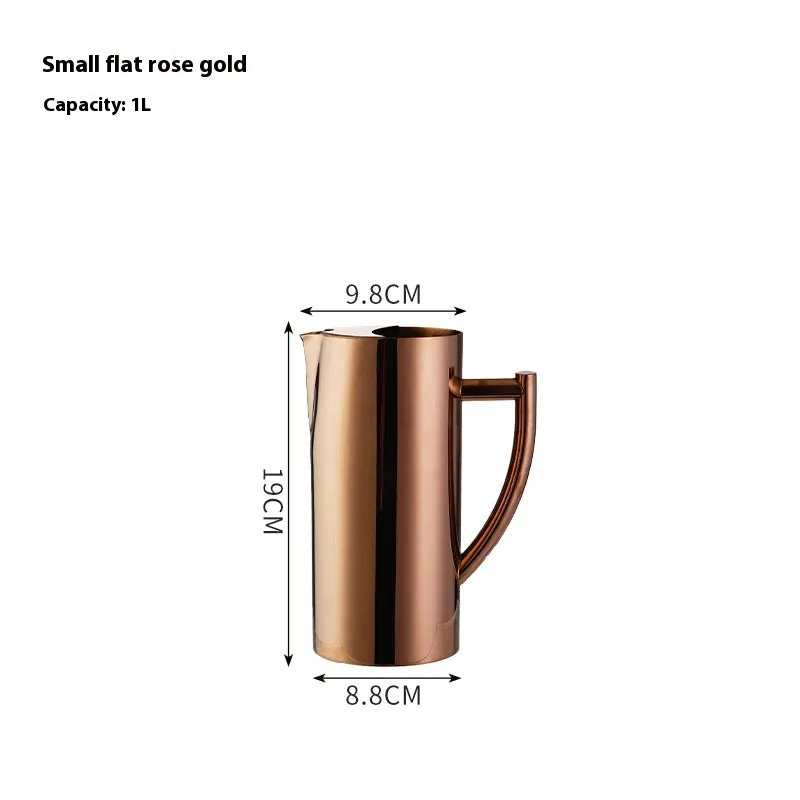 Simple Solid Color Stainless Steel Fruit Pot