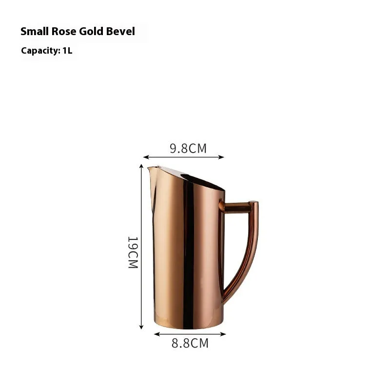 Simple Solid Color Stainless Steel Fruit Pot