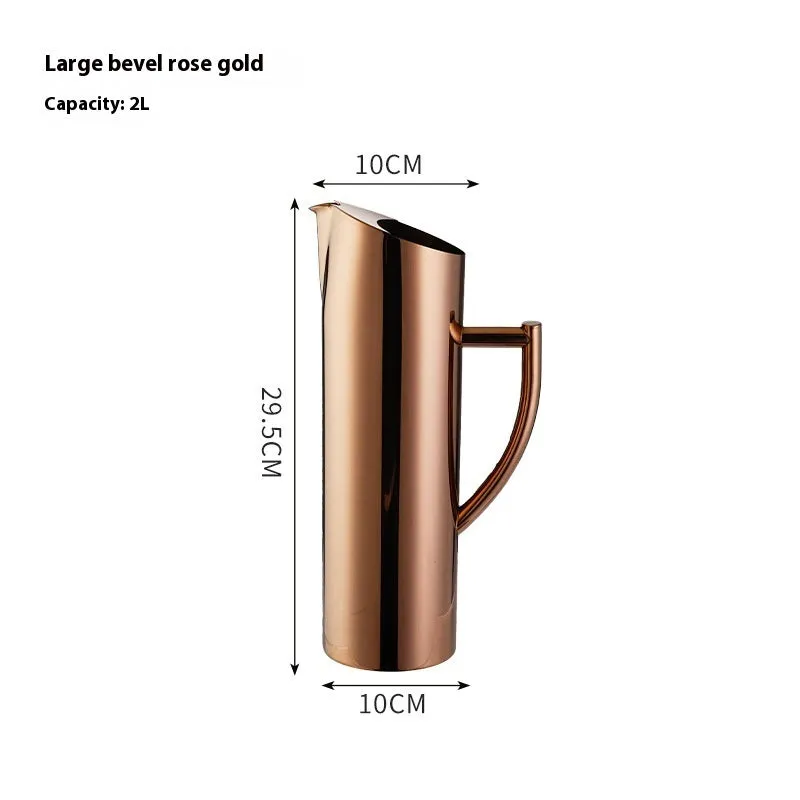 Simple Solid Color Stainless Steel Fruit Pot