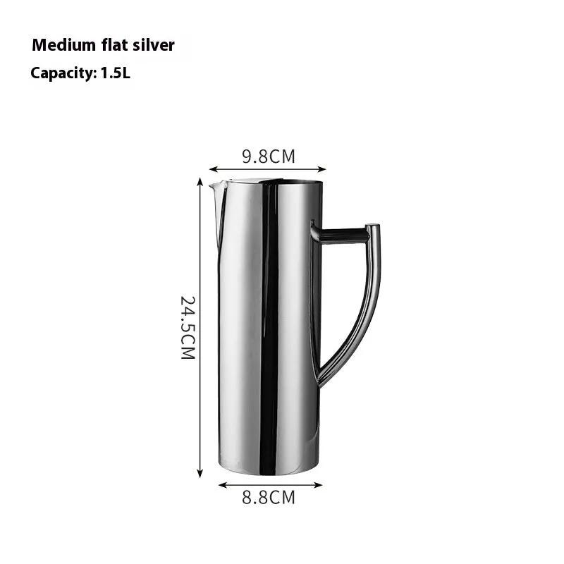 Simple Solid Color Stainless Steel Fruit Pot