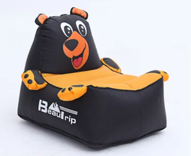 Single inflatable mattress outdoor portable folding chair