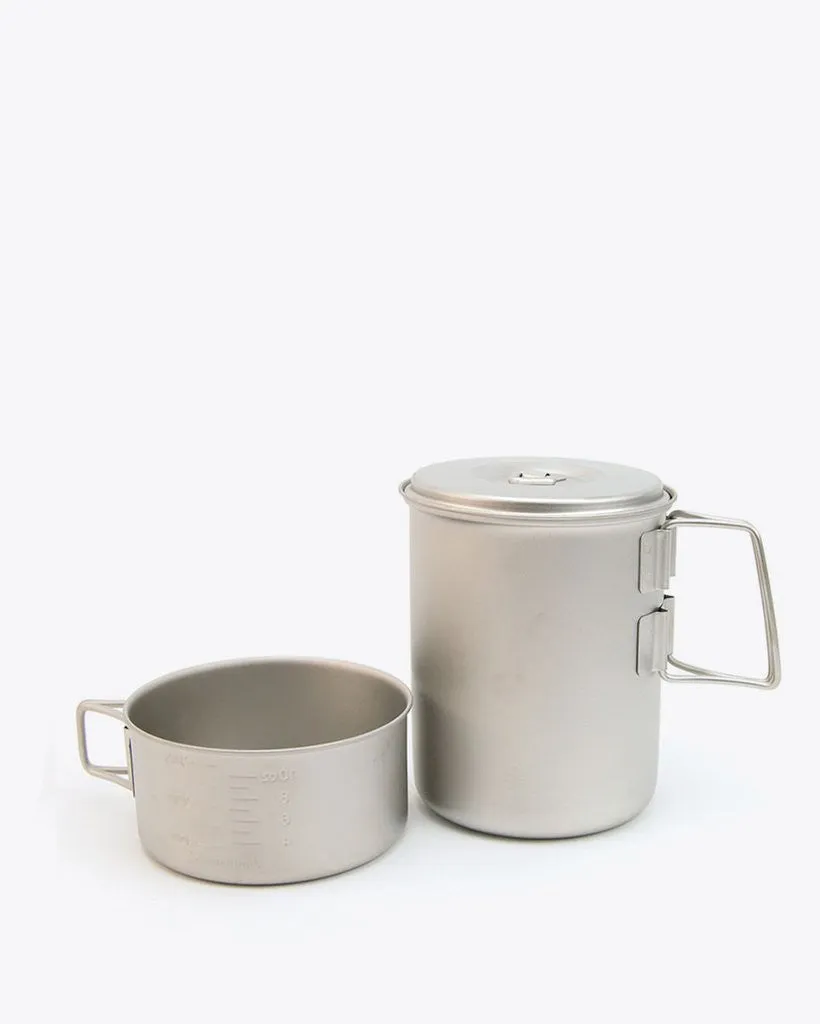 Snow Peak Ti-Mini Solo Combo Cookset
