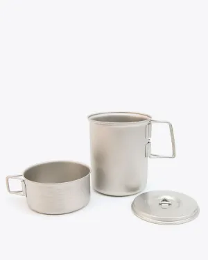 Snow Peak Ti-Mini Solo Combo Cookset