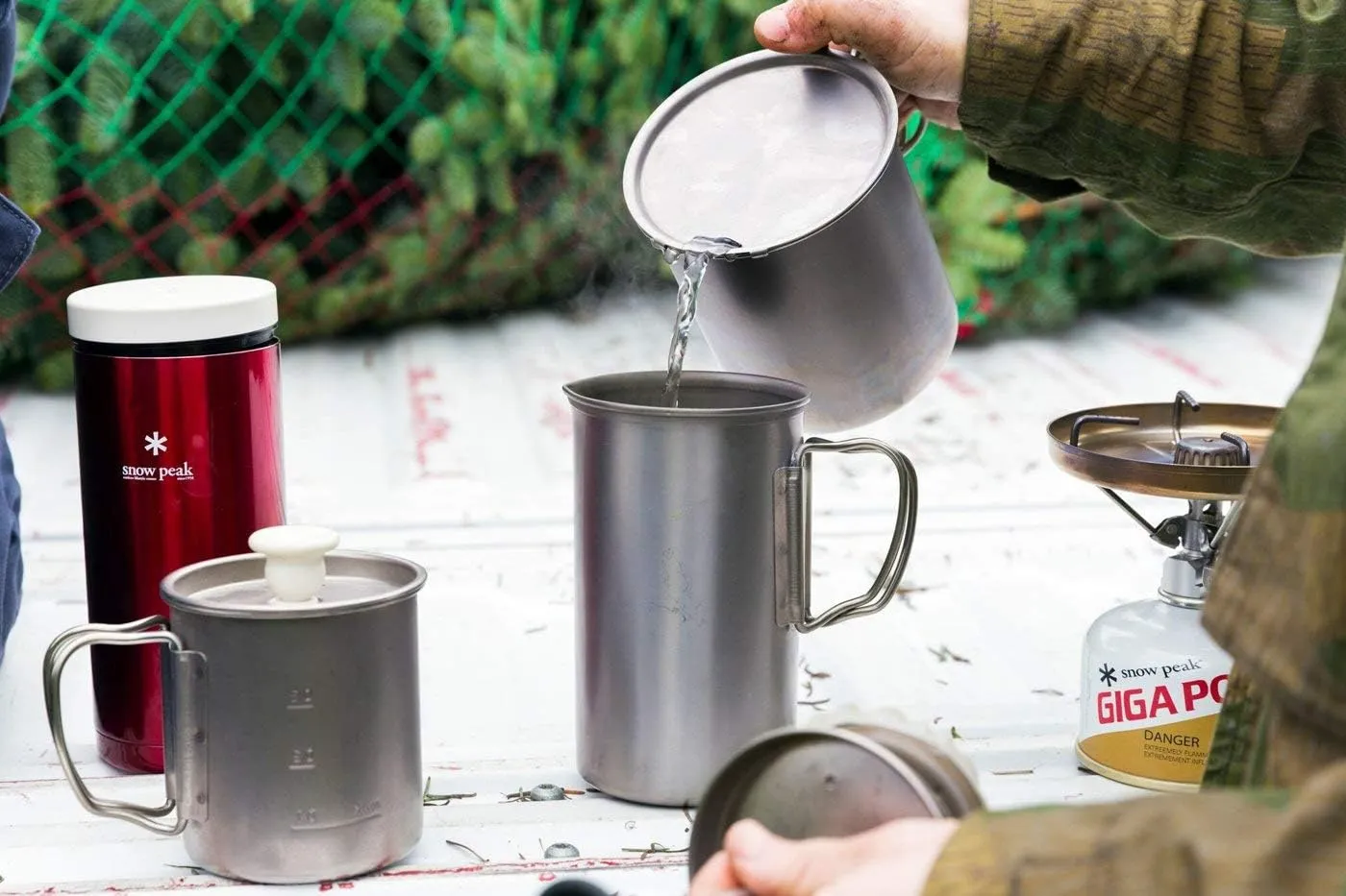 Snow Peak Trek Series Backpacking/Camping Cookware Sets, Trek 700 Pot, 23.6 fl oz