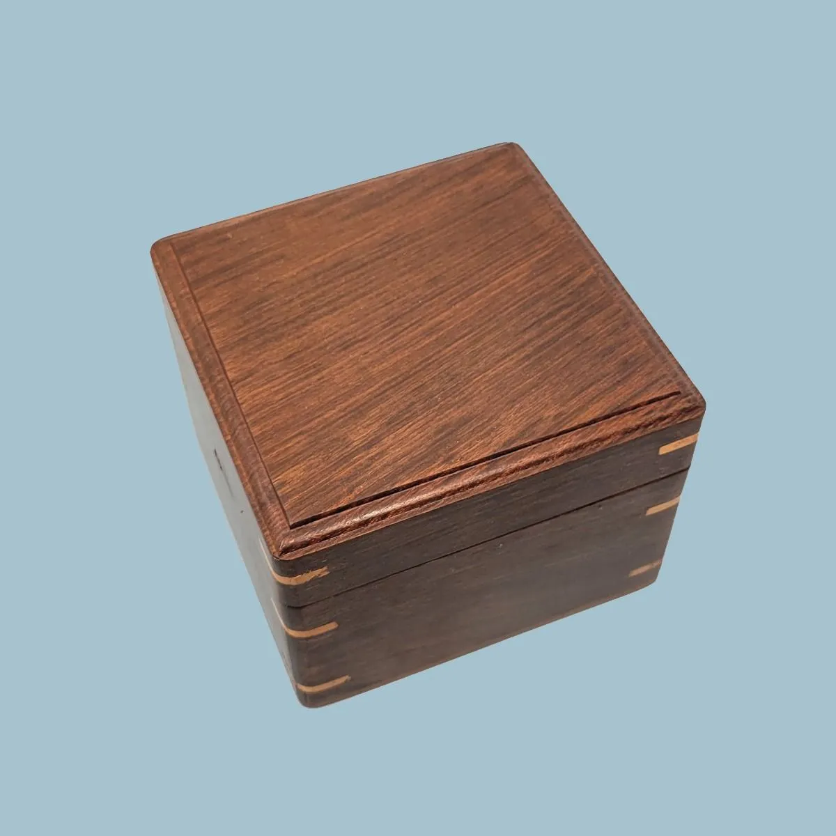 Stanley London Engravable Standard Antique Brass Desk Compass In Wooden Box