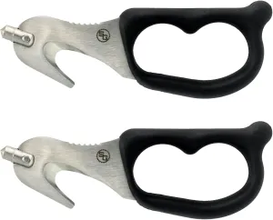 StatGear SuperVizor XT Auto Emergency Rescue Escape Tool - Seatbelt Cutter & Window Glass Breaker Hammer Survival - Mounts Right to Your Sun-Visor! Pack of 2