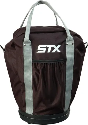 STX Lacrosse Bucket Ball Bag , Black - Multi Sport Ball Bag