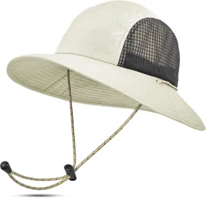 Sukeen Sun Hats for Women, Wide Brim Hats for Mens, Fishing Hat, Bucket Hat, Summer Packable Beach Hat, UV Protection 50  Hat