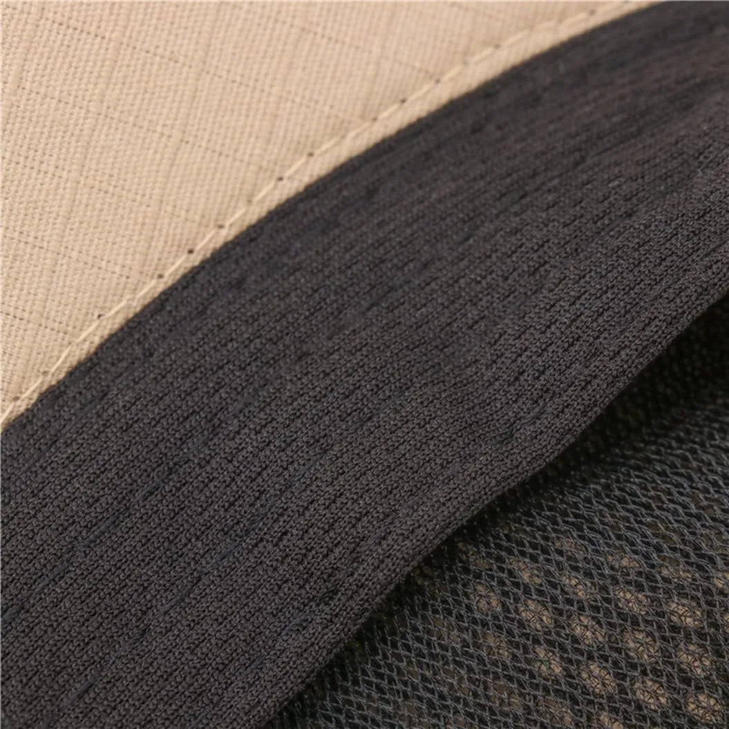 Summer Adjustable Sun Protection Fishing Hat Outdoor Wide Brim Boonie Bucket Mesh Breathable Sun Cap