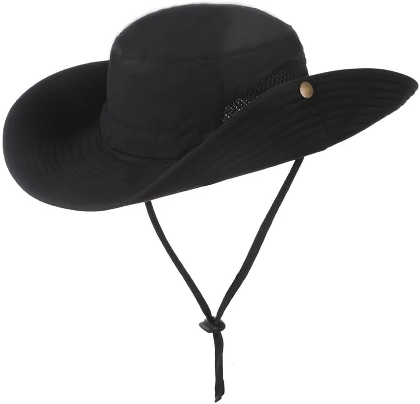 Summer Fall Sun Hat Bucket Cap for Men Women Boonie Hat Outdoor UV Protection Wide Brim Hiking Fishing Hat