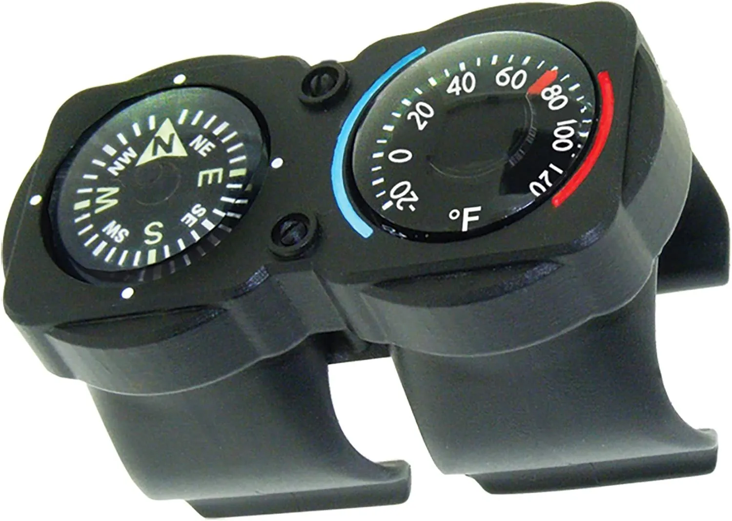 Sun Company CyclGage Bike Thermometer and Compass | Bicycle Handlebar Accessory
