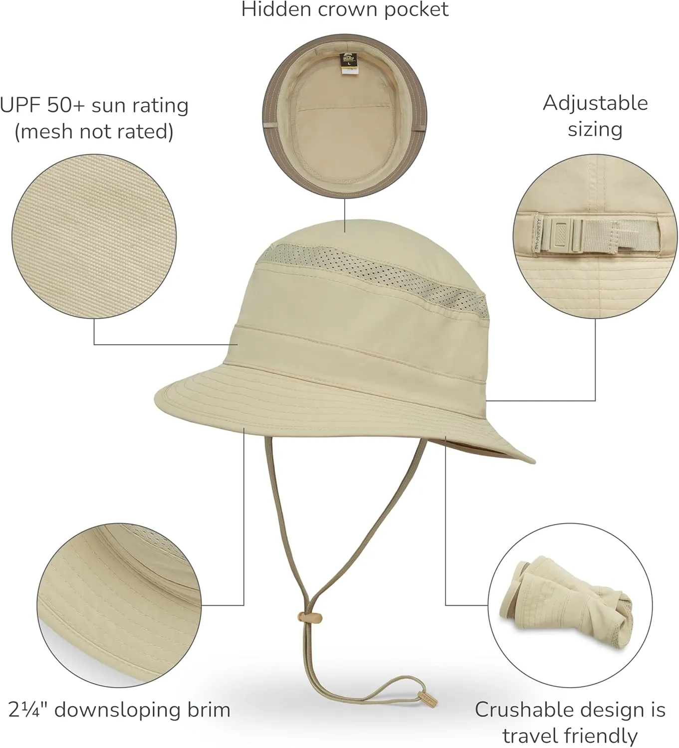 Sunday Afternoons Solar Bucket Hat