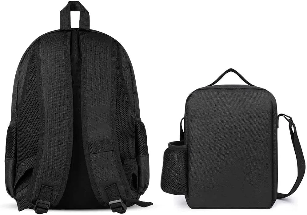 Supdreamc Daypack Backpack Sets, Rucksacks   Lunch Bag   Pencil Case, Colorful Compass Arrow Art Travel Rucksack for Man/Women/College Men and Women