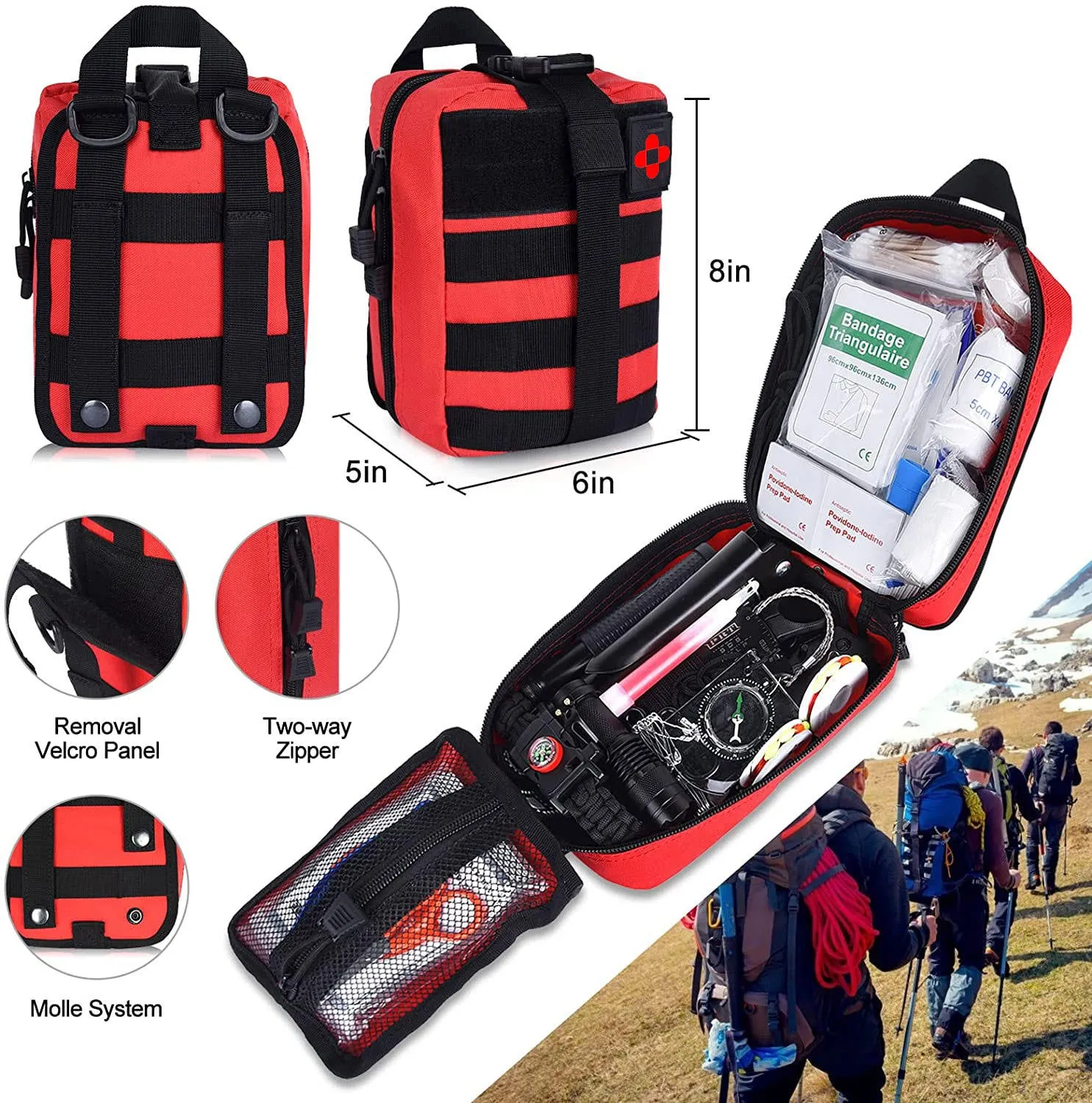 Survival Kit | Medical Bag | Outdoor Med Kit | Patriotpaks