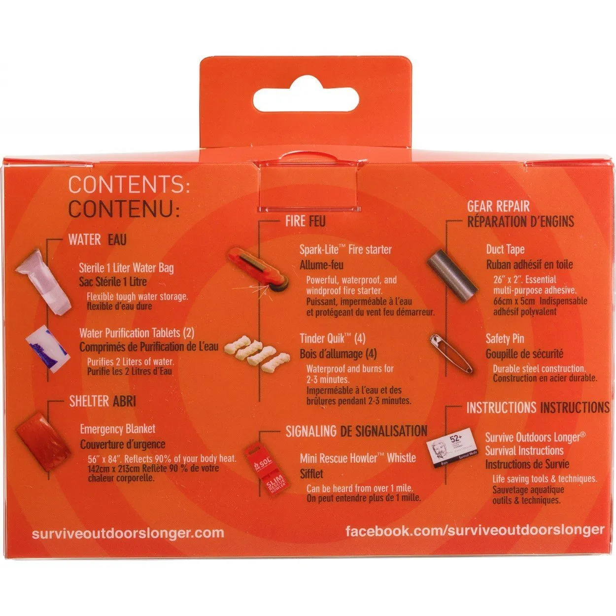 Survive Outdoors Longer SOL Traverse Survival Kit